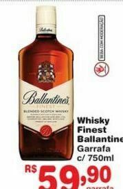 Whisky escocês ballantine´s