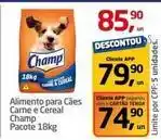 Tenda Atacado Champ - alimento para cães carne e cereal oferta