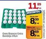 Tenda Atacado Extra - ovos brancos extra bandeja 20un oferta