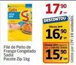 Tenda Atacado Sadia - filé de peito de frango congelado oferta