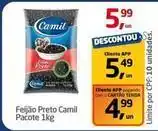 Tenda Atacado Camil - feijão preto pacote oferta