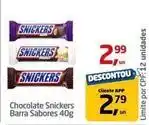 Tenda Atacado Snickers - chocolate barra sabores oferta