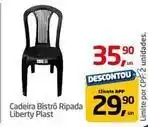 Tenda Atacado Bistrô - cadeira bistro ripada liberty plast oferta