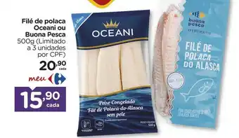 Oceani / buona pesca - filé de polaca