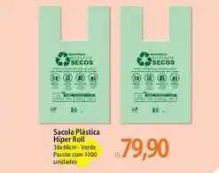 Atacadão Hiper - sacola plastica hiper roll oferta