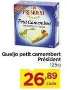 Carrefour President - queijo petit camembert oferta