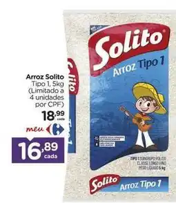 Carrefour Solito - arroz oferta