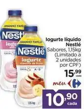 Carrefour Nestlé - iogurte líquido oferta