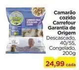 Carrefour Origem - camarão cozido carrefour garantia oferta