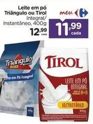 Carrefour Tirol - leite em pó oferta