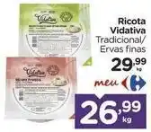 Carrefour Vidativa - ricota oferta