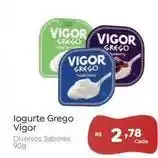 Novo Atacarejo Vigor - iogurte grego oferta