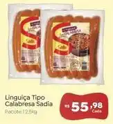 Novo Atacarejo Sadia - linguiça tipo calabresa oferta