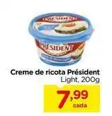 Carrefour President - creme de ricota oferta