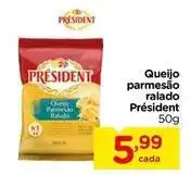 Carrefour President - queijo parmesão ralado oferta