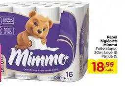 Carrefour Mimmo - papel higiênico oferta