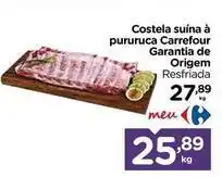 Carrefour Carrefour - costela suína à pururuca garantia de origem oferta