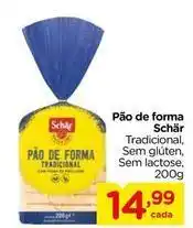 Carrefour Schär - pão de forma oferta