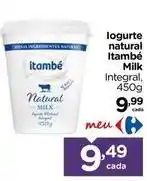 Carrefour Itambé - iogurte natural milk oferta