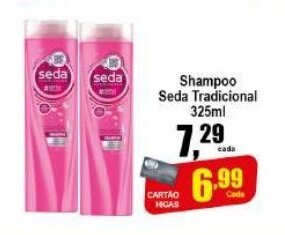 Higa's Supermercado Shampoo Seda Tradicional 325ml oferta