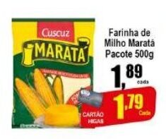 Higa's Supermercado Farinha de Milho Marata Pct 500g oferta