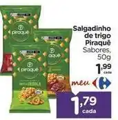 Carrefour Piraquê - salgadinho de trigo oferta