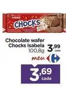 Carrefour Isabela - chocolate wafer chocks oferta