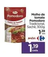 Carrefour Pomodoro - molho de tomate oferta