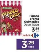 Carrefour Guimarães - pipoca pronta oferta