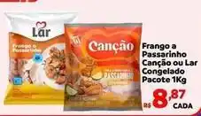Max Atacadista Lar - frango a passarinho canção ou congelado oferta