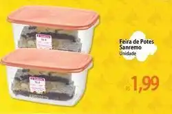 Atacadão Sanremo - feira de potes oferta