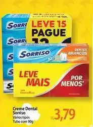 Atacadão Sorriso - creme dental oferta
