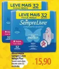 Atacadão Sempre livre - absorvente adapt plus oferta