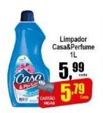 Higa's Supermercado Limpador Casa & Perfume 1L oferta