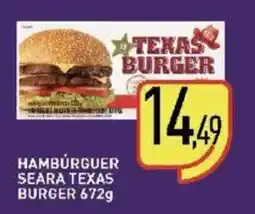 Calvo Atacadista Hambúrguer seara texas burger oferta