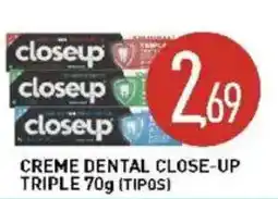 Calvo Atacadista Creme dental close-up triple oferta