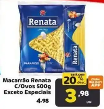 Macarrão renata c/ovos