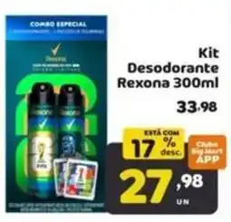 Bigmart Kit Desodorante Rexona 300ml oferta