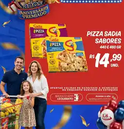 Supermercado LS Guarato Pizza sadia sabores oferta