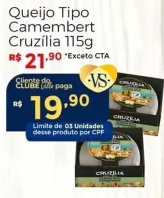Queijo Tipo Camembert Cruzília