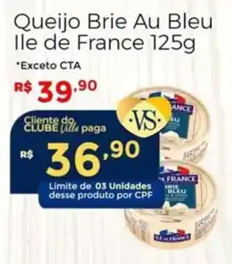 Villarreal Supermercados Queijo Brie Au Bleu Ile de France oferta