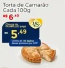 Villarreal Supermercados Torta de Camarão oferta