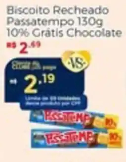 Villarreal Supermercados Biscoito recheado passatempo oferta