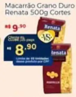 Villarreal Supermercados Macarrão Grano Duro Renata Cortes oferta