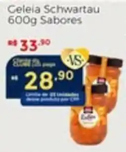 Villarreal Supermercados Geleia schwartau sabores oferta