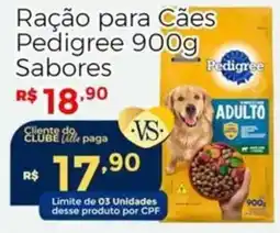 Villarreal Supermercados Ração para Cães Pedigree 900g Sabores oferta