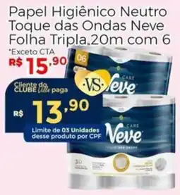 Villarreal Supermercados Papel Higiênico Neutro Toque das Ondas Neve oferta