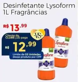 Villarreal Supermercados Desinfetante lysoform fragrâncias oferta