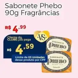 Villarreal Supermercados Sabonete Phebo fragrâncias oferta