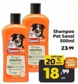 Bigmart Shampoo pet sanol oferta